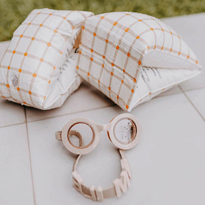 Нарукавники для плавания Mrs. Ertha "Organic Squares", геометрическая гармония